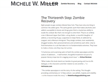 Tablet Screenshot of michelewmiller.com